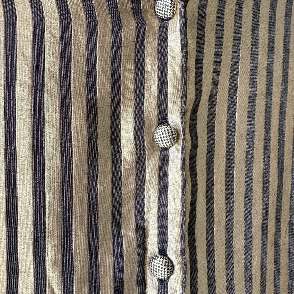 Exposé Vintage Gold and Black Striped Shirt - Picture 5 of 5
